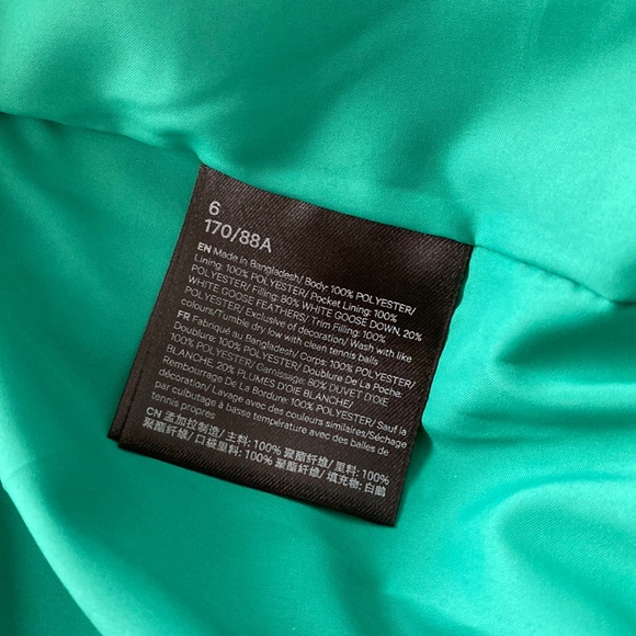 ❤️ Lululemon Wunder Puff Cropped Vest Size 6 Maldives Green NWT - Picture 10 of 10